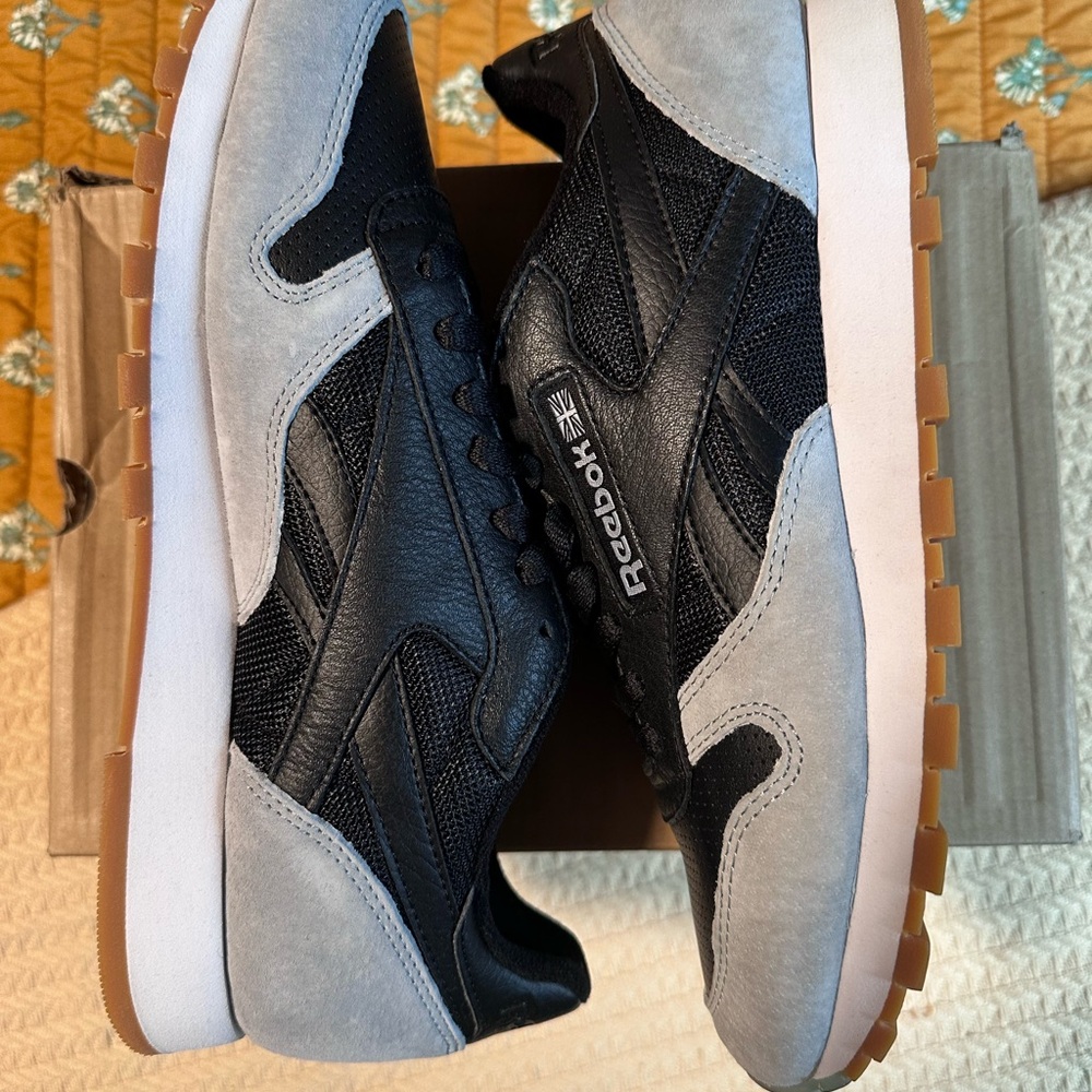 Classic Reebok, grey and black